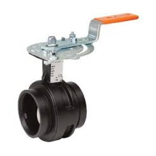 VICTUALIC 3 in/88.9mm Series 761 Vic-300 MasterSeal Butterfly Valve Black EPDM Gasket Dew Block Hand